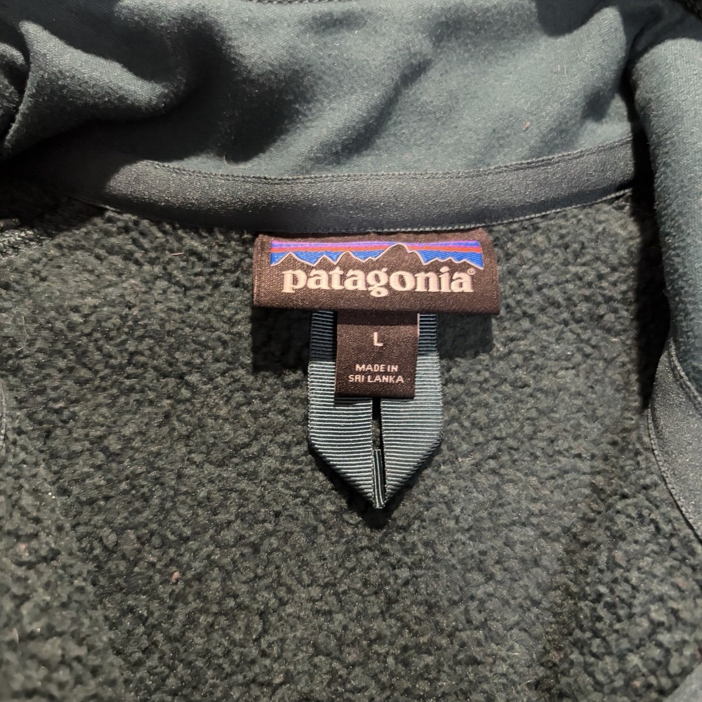 Patagonia Better Sweater 1/4 Zip Fleece Pullover Women's Large Green STY25618 - Picture 3 of 8